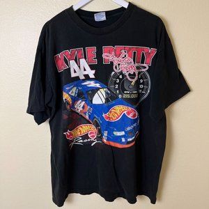 Vintage 1997 Kyle Petty Hot Wheels Zero Tolerance Tee Shirt Size XXL
